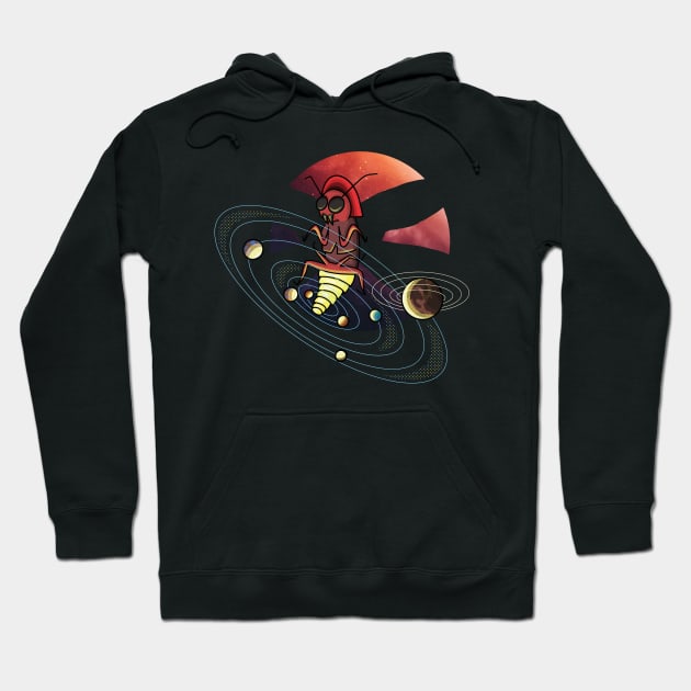 Lightning Bug Solar System Firefly Sun Star Stuff Metaphor Hoodie by Get Hopped Apparel